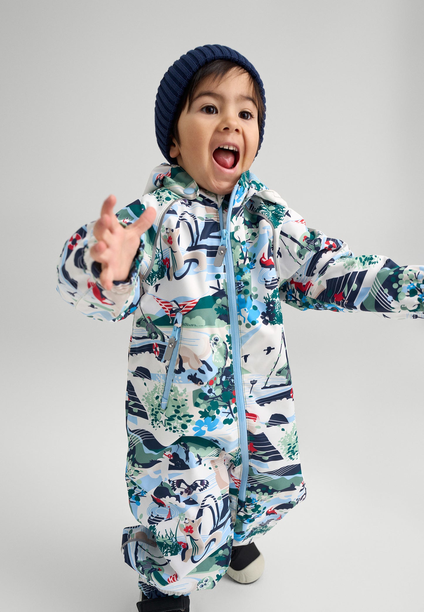 Kleinkinder Übergangsoverall Toppila in Green