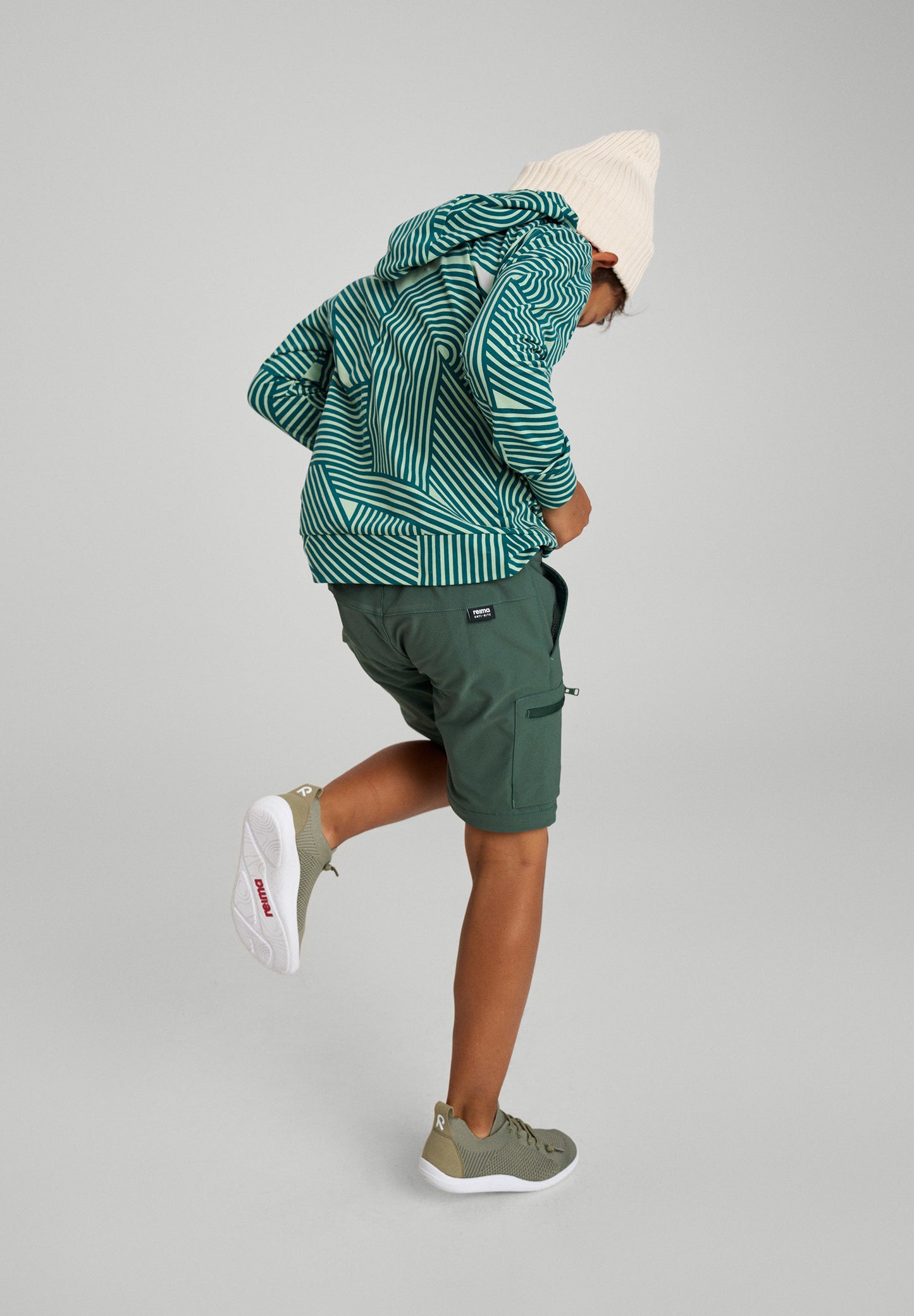 Reima Kinder Anti-Bite 2in1 Wanderhose Sillat in Green