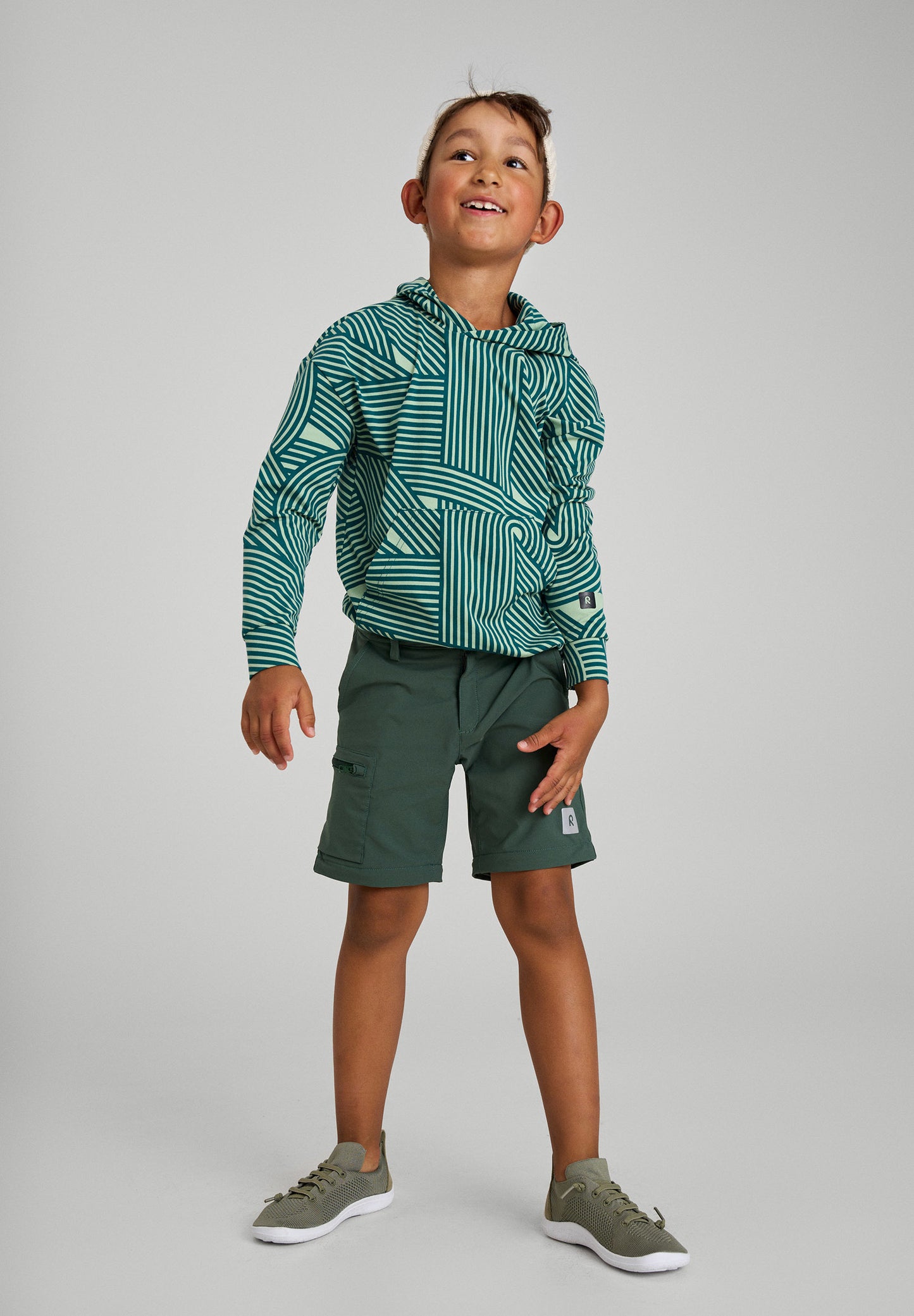 Reima Kinder Anti-Bite 2in1 Wanderhose Sillat in Green