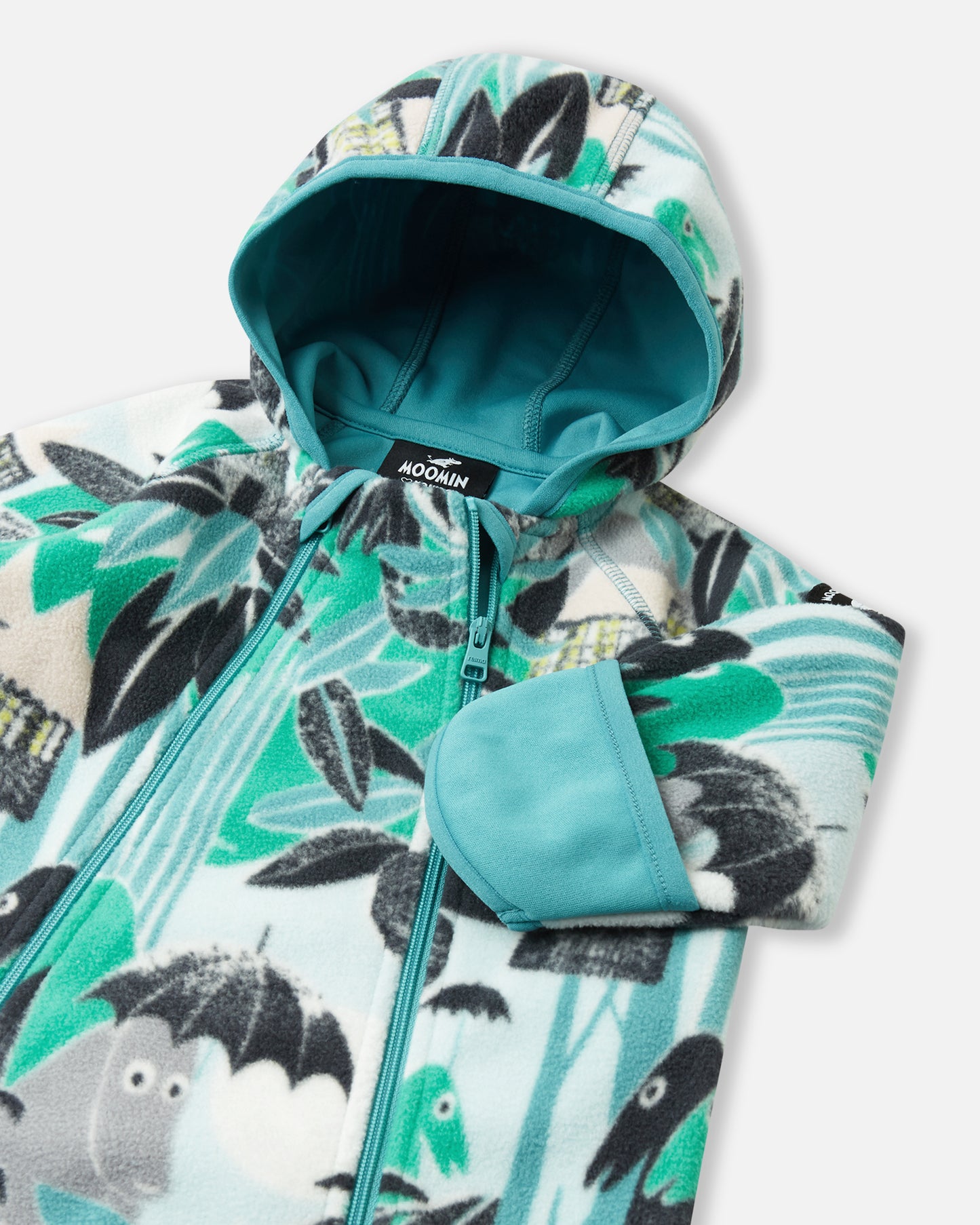 Moomin Baby Windfleece Overall Vindpust in Mint
