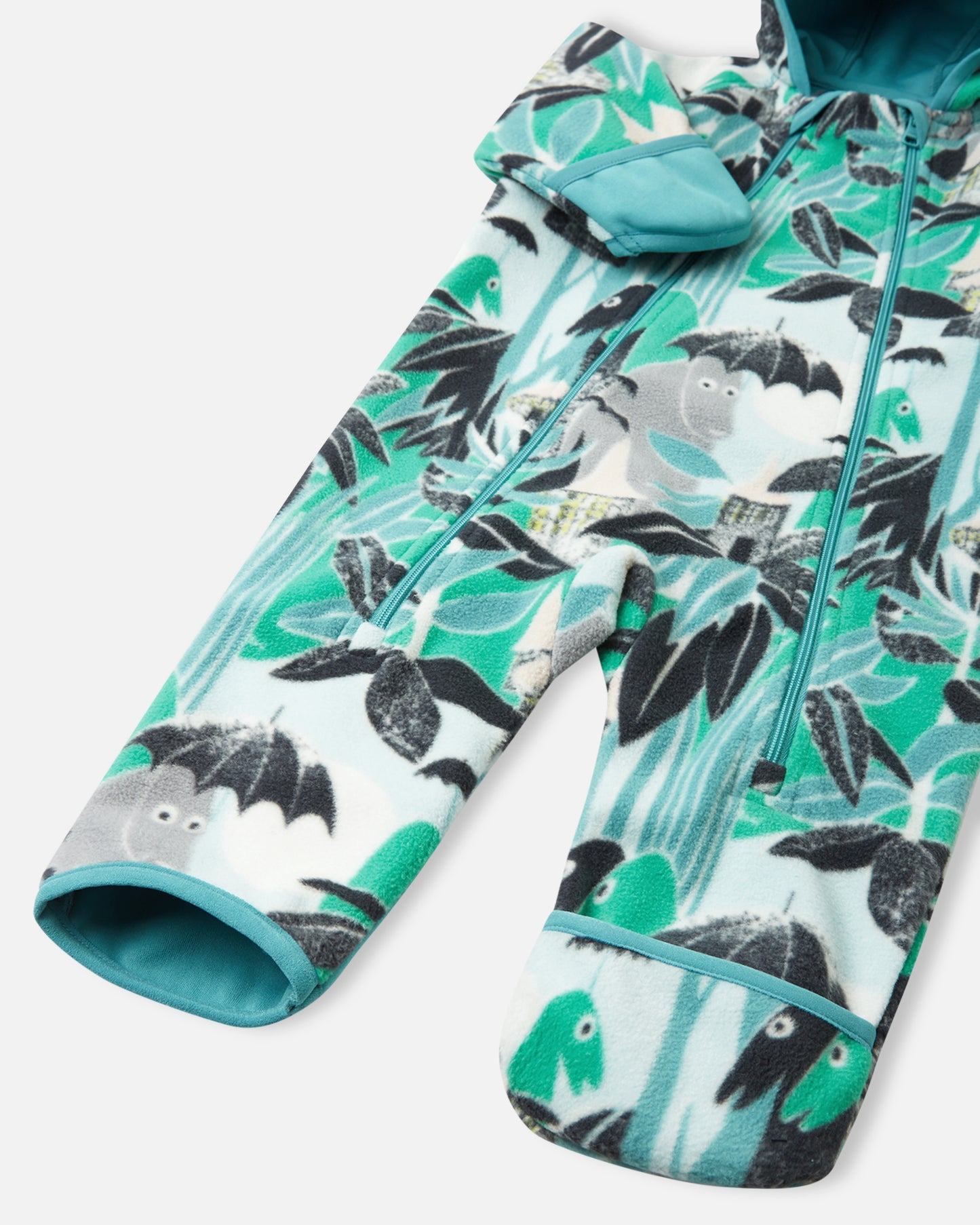 Moomin Baby Windfleece Overall Vindpust in Mint