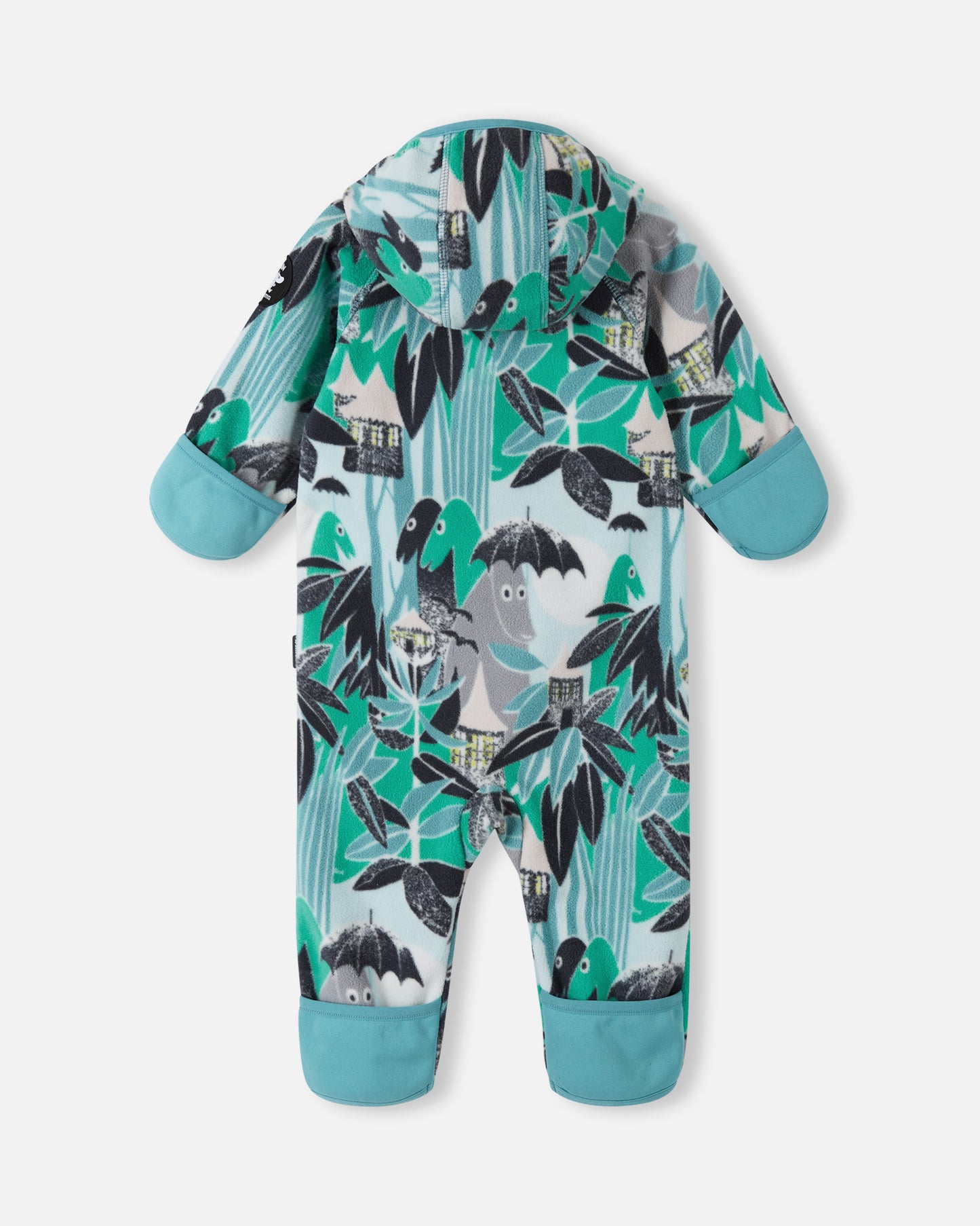Moomin Baby Windfleece Overall Vindpust in Mint
