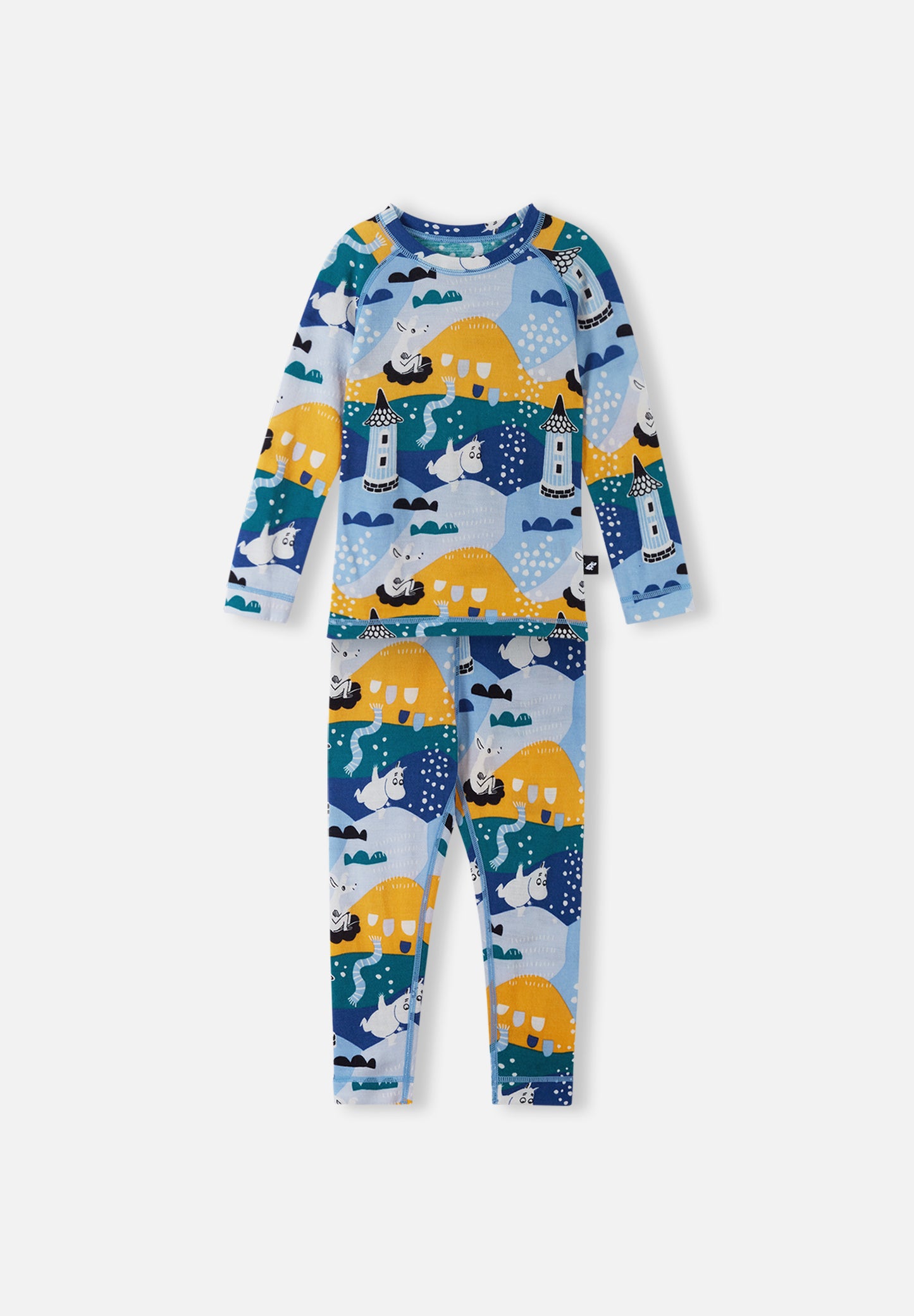 Kleinkinder Thermoset Trivsam mit Merinowolle Navy