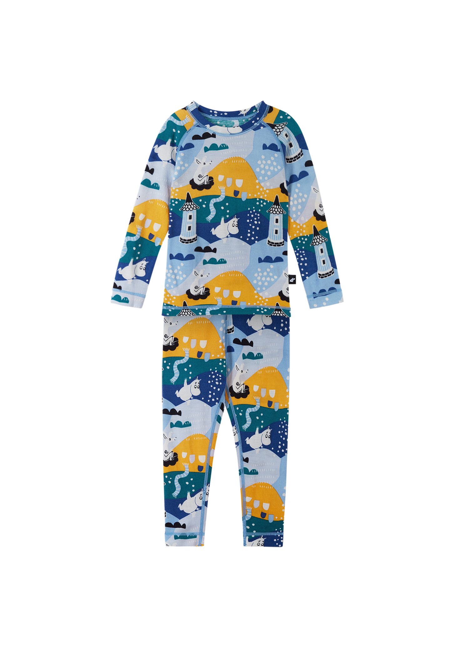 Kleinkinder Thermoset Trivsam mit Merinowolle Navy