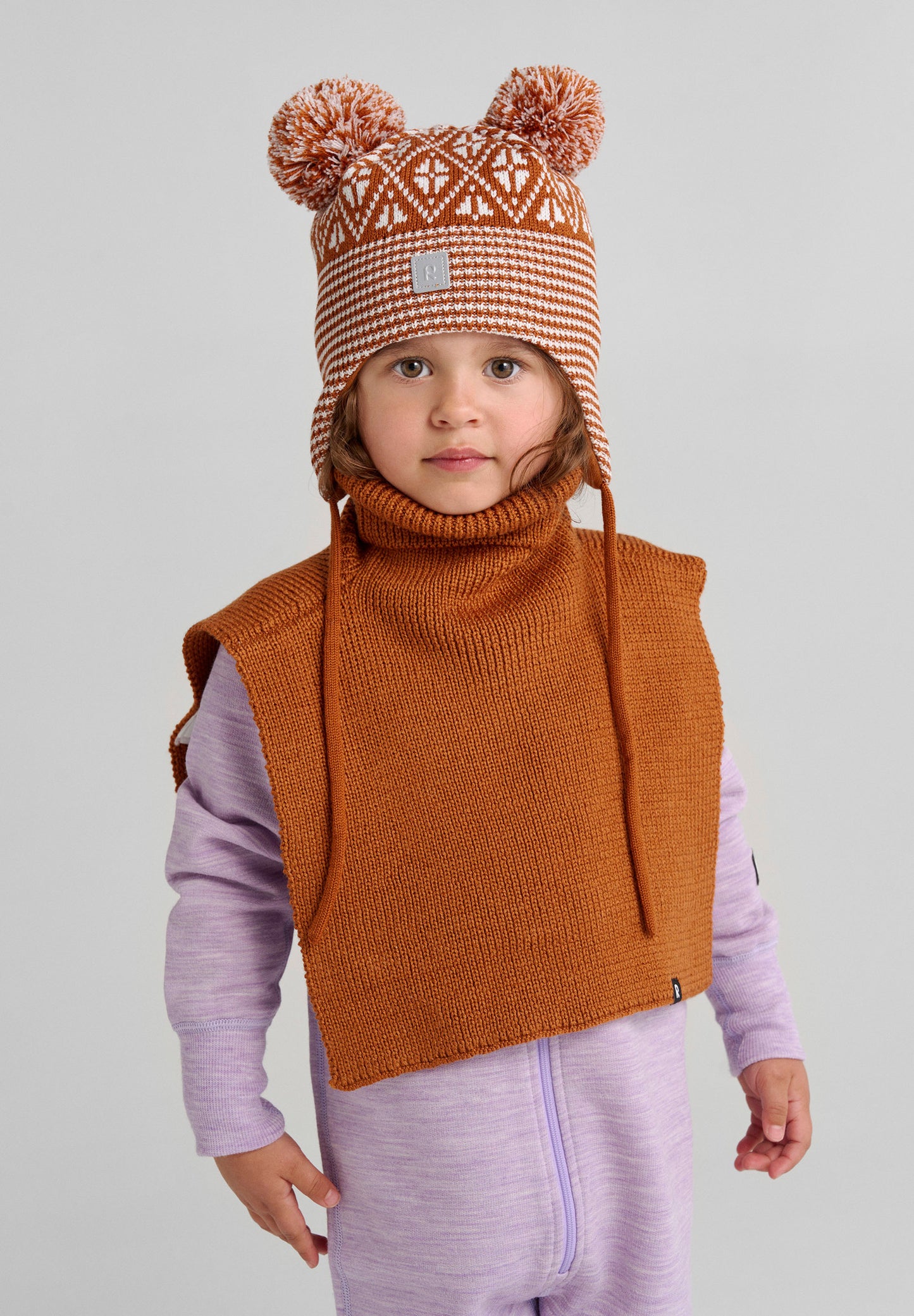 Reima Kinder Halswärmer Wollmischung Kaulain Cinnamon Brown