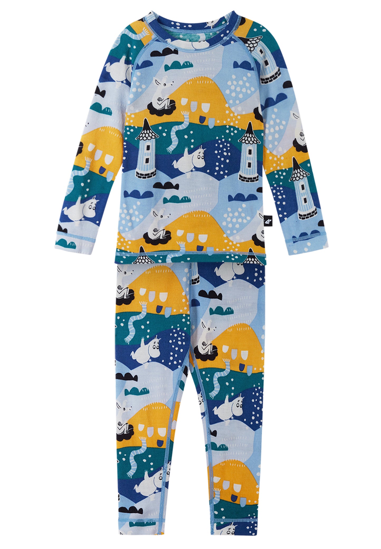 Kleinkinder Thermoset Trivsam mit Merinowolle Navy