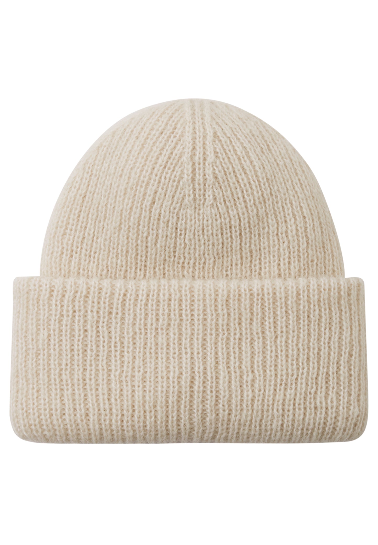 Kinder Mütze mit Mohairwolle Pilvinen Light Beige