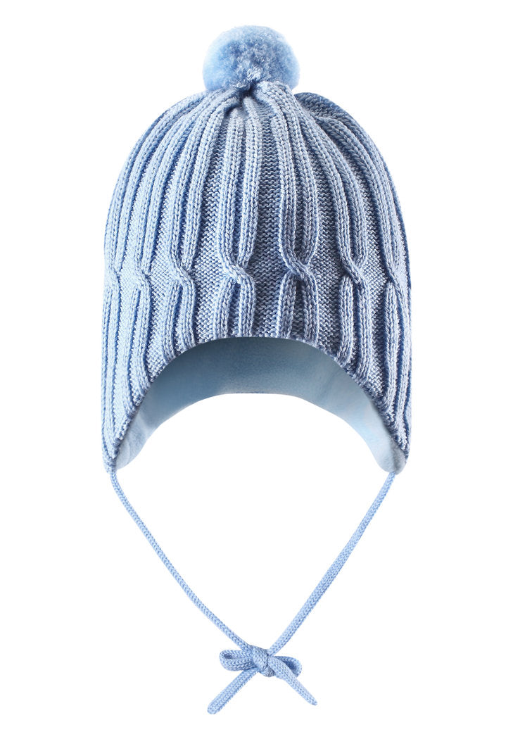 Reima Baby Strickmütze Nuppunen blau