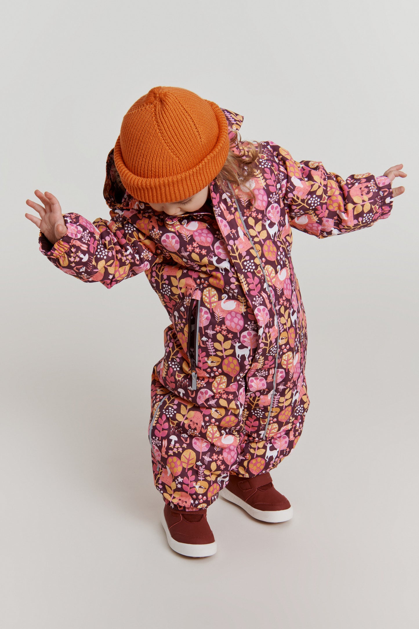 Reima Kleinkinder Schneeanzug Puhuri in deep purple