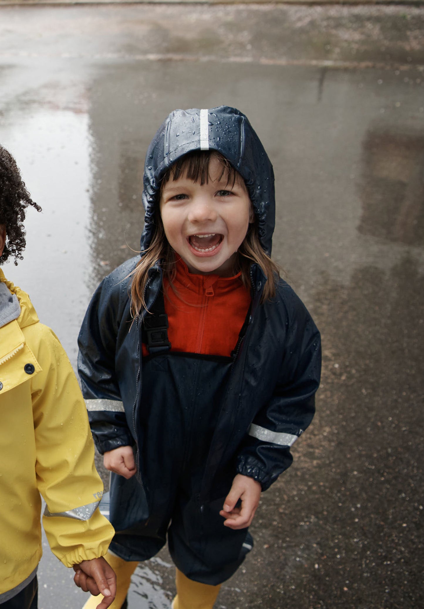 Reima Kinder Regenjacke Lampi navy