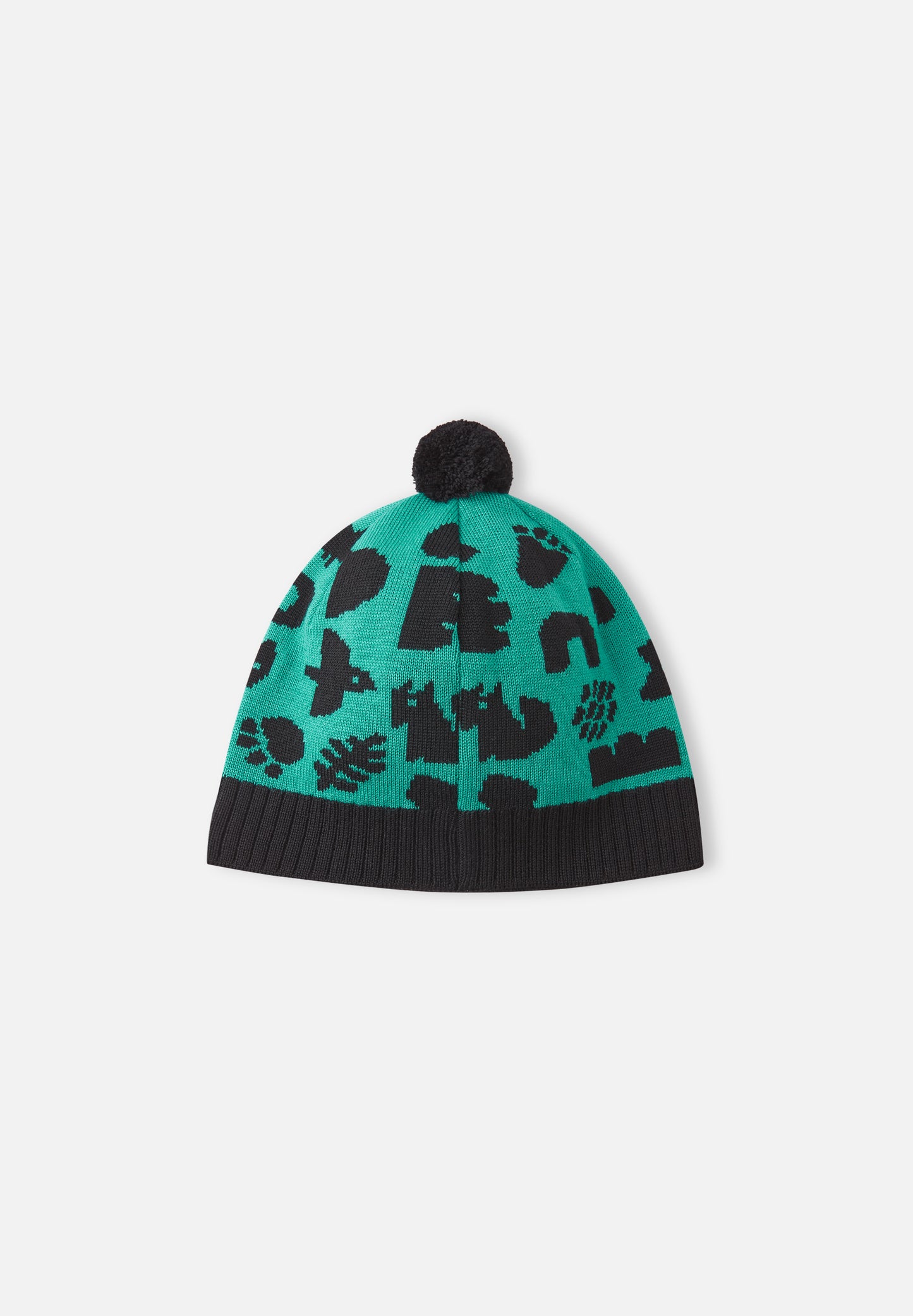 Reima Kinder Beanie Kuviot in dark aqua