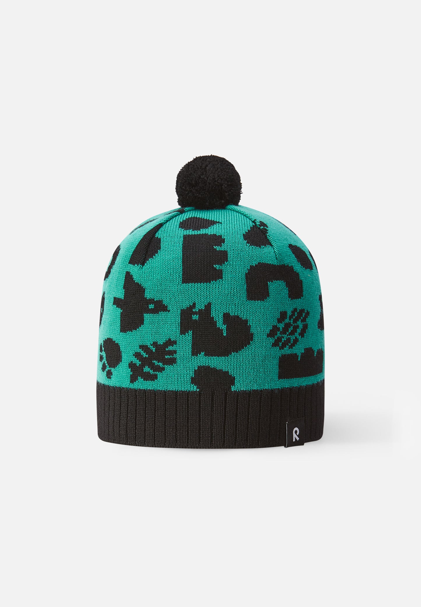 Reima Kinder Beanie Kuviot in dark aqua