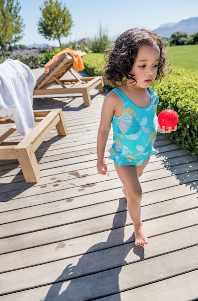 Kleinkinder Badeanzug Corfu Turquoise