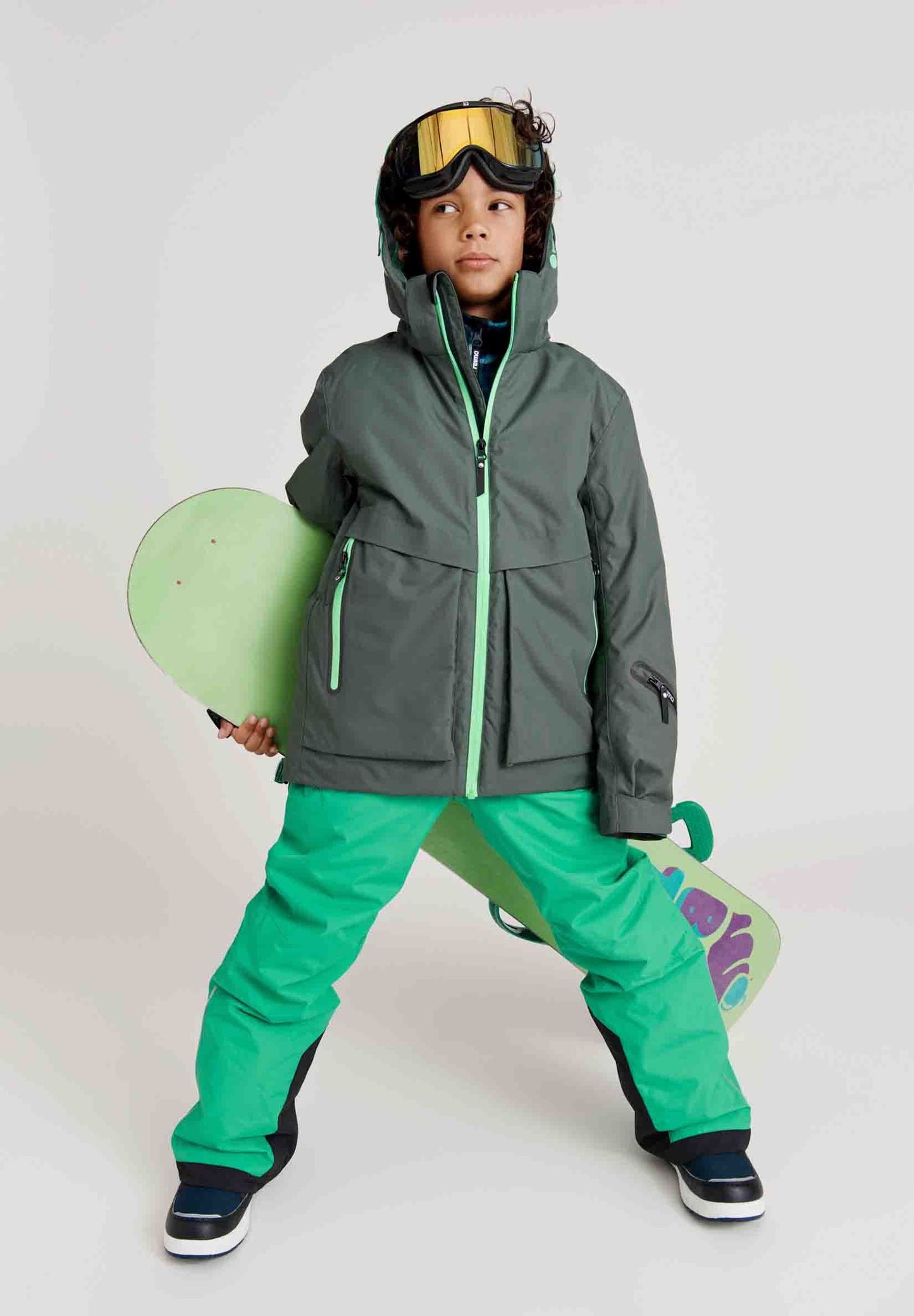 Reima Kinder Skijacke Tirro Thyme Green