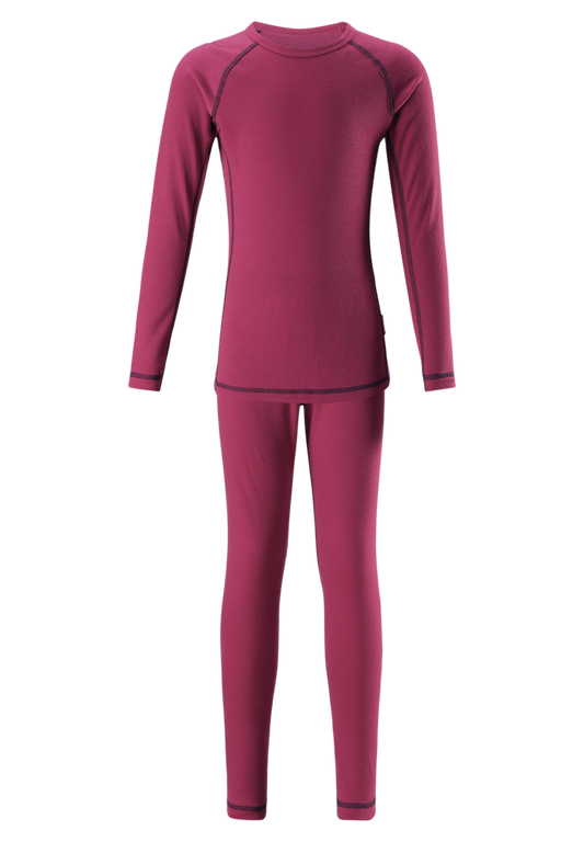 Kinder Thermounterwäsche Set Lani Cranberry Pink